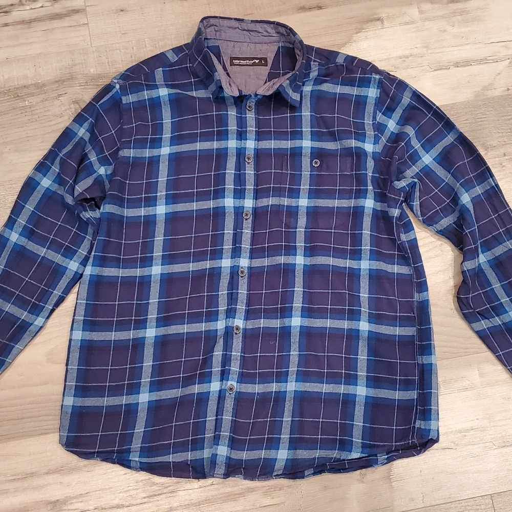 Men's Flannel Plaid Shirt